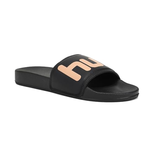 Image of hummel CHUNK MEN SLIDERS Comfortable Cushioned Sole Arch Support Durable Lightweight Flexible Trendy Style Flip flops and Slippers Slides for Men Daily use Chappal
