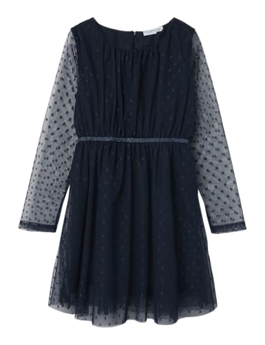 NAME IT Mädchen Nkfvabos Ls Dress Noos Nachtwäsche Set, Dark...