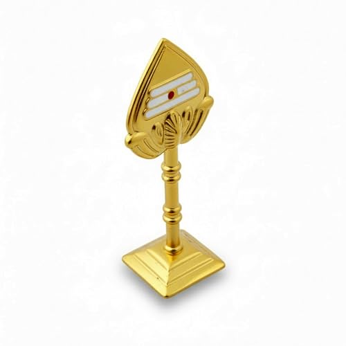 Divine Vel Murugan/Murugar Vel Idol for Car Dashboard, Pooja Room and Table décor and Gift Items 6.5 Cm (Golden)