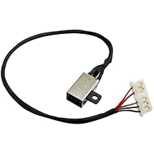GinTai DC Power Jack Cable Connector Plug for Dell Inspiron 15 3000 3551 3552 3555 3558 5552/14 3451 3452 3559 3558 41113/ 5100 i3558-9136 RYX4J 0RYX4J 450.03006.0001 450.03006.1002 17.5cm