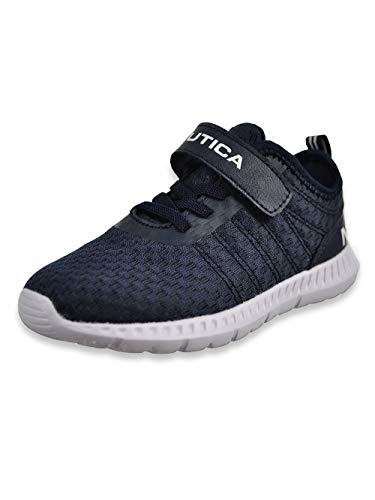Nautica Kids Boys Fashion Sneaker Athletic Running Shoe with Stap for Toddler and Little Kids-Mission Bay-Navy-10