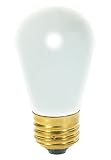 Satco S3966 130V Medium Base 11-Watt S14 Light Bulb, Frosted – view 2