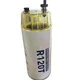 1pc Fuel Filter R120T Racor 4120R10 Fuel Filter (10 / Clear Bowl) For Outboard Motor RAC-4120R10