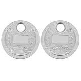 Cabilock Strumento di Misurazione Distanza Elettrodi Candele 2 Pezzi Acciaio al Carbonio 002-01 Pollici Portatile per Manutenzione Auto e Riparazioni Professionali