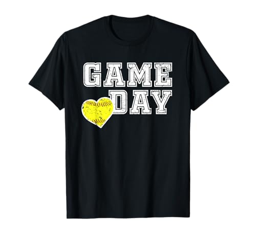 Cute Softball Mom Game Day T-Shirt