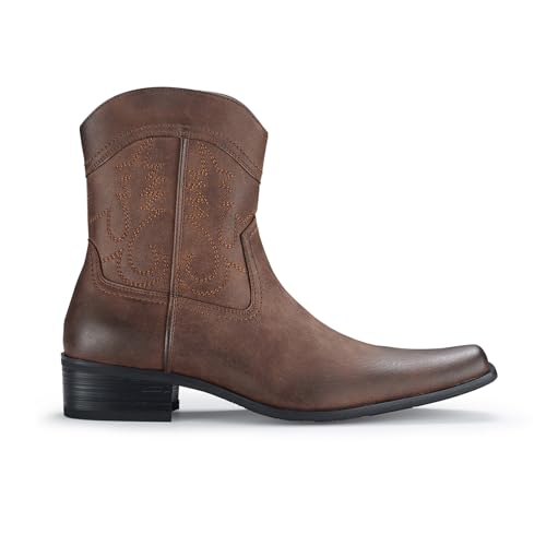 Image of Ferro Aldo Men's Western Boot Collection | Casual & Dress Ankle Boots in Cowboy, Chelsea, & Biker Styles for Men
