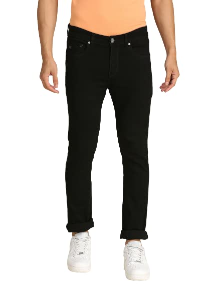 Image of HIGH Star Men Black Slim-Fit Stretchable Jeans