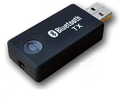 YETOR Bluetooth Transmitter, 3.5mm Portable Stereo Audio Wireless Bluetooth Transmitter for TV, MP3/MP4, Headphones/Receivers, 2 Devices Pair Simultaneously(TX9