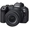 Canon EOS R6 Mark II Mirrorless Camera RF24-105mm F4-7.1 is STM Lens Kit, Full-Frame Hybrid Camera, 24.2 Megapixel CMOS Sensor, Photo and Video Capabilities, Black