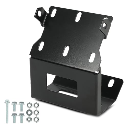 CNNELL Winch Mount Plate Bracket Compatible with Honda Foreman TRX500 FE FM 2014-2019 TRX500