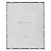 Lawrence Frames 710180 5 by 7-Inch Silver Metal Bamboo Picture Frame, 8 by 10-Inch Matted