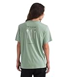 The North Face Men's Evolution Sketch Logo Short-Sleeve Tee | Cotton Shirt with a Logo Graphic, Slate Moss, Large