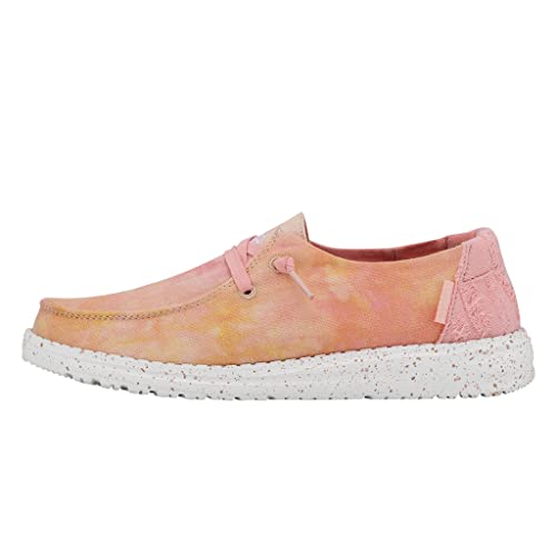 Image of HEYDUDE Women's Wendy Chambray | Women's Shoes | Women's Lace Up Loafers | Comfortable & Light-Weight