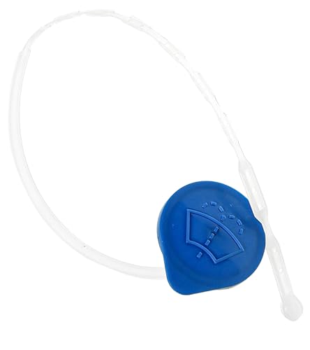 Windshield Washer Fluid Reservoir Cap compatible with Mazda - Car Water Tank Bottle Cap replaces 76802-SEF-S01, Click&Fit Blue