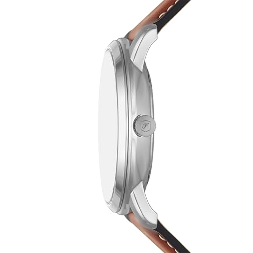 Fossil Neutra Minimalist Analog Blue Dial Men's Leather Watch-FS5903