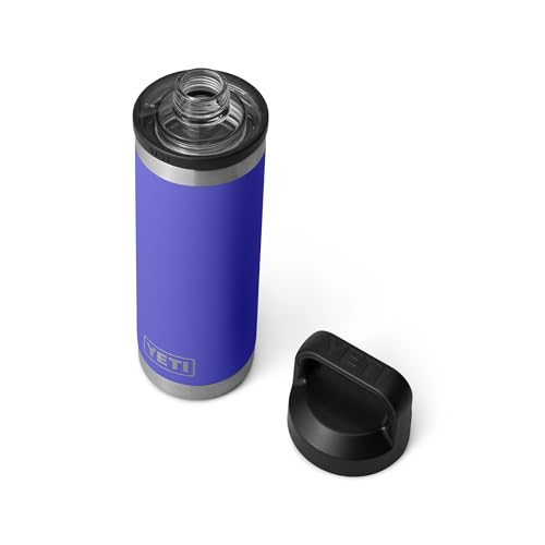 Image of YETI Rambler 18 oz Bottle, Leakproof, Vacuum Insulated, Stainless Steel with Chug Cap, Ultramarine Violet