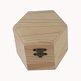 Organiseur de bijoux : la forme hexagonale offre une disposition compacte qui peut contenir des bagues, des clous, des petites boucles d'oreilles et de petits souvenirs, ce qui en fait un support attrayant pour une utilisation sur coiffeuse ou commode.