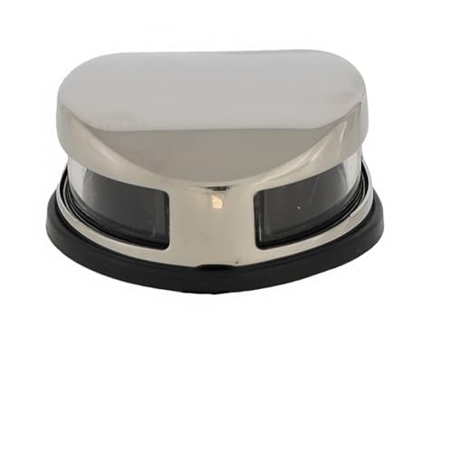 wellenshop 12/24 Volt LED Positionslichter Edelstahl, Steuerbord, Backbord oder Zweifarben - Laterne, Navigationslicht für Boota Größe Backbord