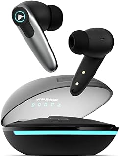 Boult Maverick Wireless Earbuds with 4 ENC Noise Cancelling Mic, 35H Playtime, 45ms Low Latency Combat Gaming Mode, Type C Fast Charging (10Mins=120Mins), 10mm Driver, Rich Bass, Bluetooth earbuds