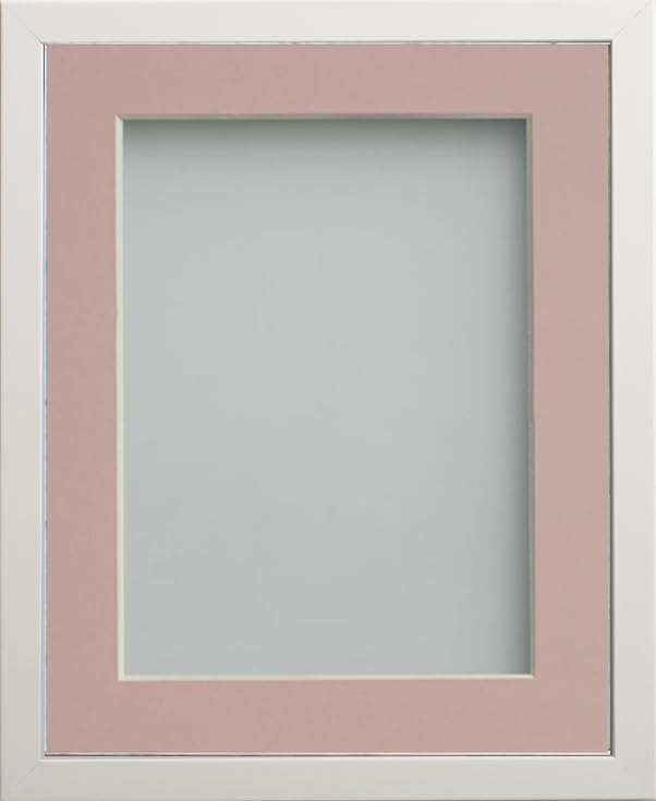 Frame Company Webber White with Pink Mount, 18x14 for 14x11 inch โ image 1