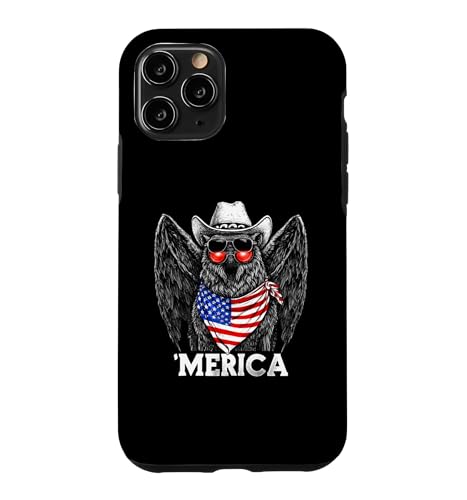 Mothman Cryptozoology Cryptid �A�����J���� �o���_�i �X�}�z�P�[�X iPhone 11 Pro �p
