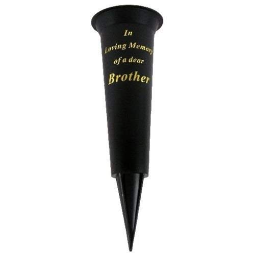 Buy Grave Vase Spike IN LOVING MEMORY OF BROTHER Graveside Cremation