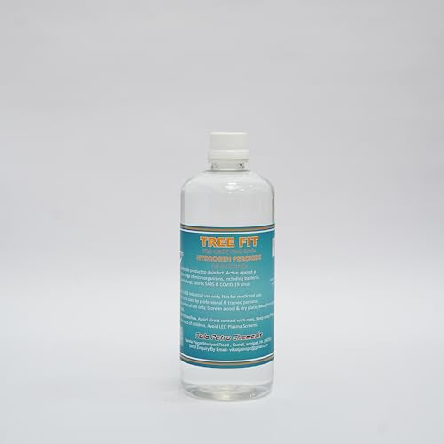 Image of Hydrogen Peroxide 3% Food Grade Cleaner for Household Cleaning, Hydroponics, Gardening & Farming Use (500 X 8 = 4000 ML)