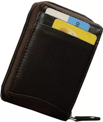 Image of MAESTRA Leather Unisex Travel Accessory- Travel Wallet(Grease Black)