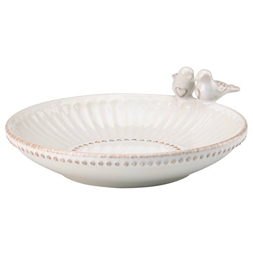 Lenox 866266 French Perle White Love Birds Ring Dish