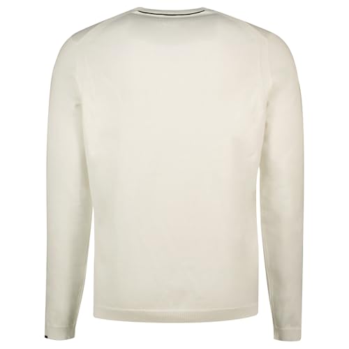 Boss Para Hombre. 50541940 Jersey Casual Blanco (Xl), AlgodóN - 3