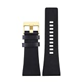 YGUK0J Cinturino Grande Da Uomo Compatibile Con Diesel Dz7396 Dz1206 Dz1399 Dz1405 Cinturino In Pelle 22/24/26 28 30 32mm Accessori For Orologi(Black G,32mm)