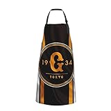 [ROOZEE] 東京読売ジャイアンツ エプロン かわいい 首掛け カフェエプロン 家庭用キッチン防水 油汚れ防止 耐摩耗アイデアポケットおしゃれ調節ショルダーベルト メンズ レデイース