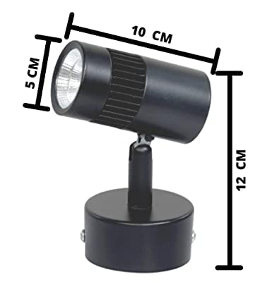 Jackal® LED 6 Watts Indoor Ceiling Spot Light/Focus Light/Wall Light (Colour - White) | Flexibly Rotatable Light Head | Perfect for Kitchen, Living Room & Malls – (6 Months Warranty) 2