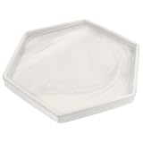 Bandeja De Cerámica para Decoración De Uñas Bandeja para Utensilios Pipeta Mostrador De Baño Mueble Comedero Bandeja Blanca Decoración De Aire De Porcelana Placa para Alipis