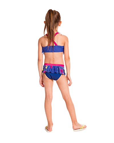 Deux par Deux Girls' Bikini in Flowers Print Splish Splash, Sizes 2-122