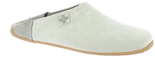 Living Kitzbühel Unisex Slippers Cross & Leather Cap Hausschuh, Stone, 37 EU