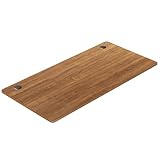 Facile da montare: il piano in legno include fori preforati per un fissaggio rapido. Se utilizzato con altri telai da scrivania, potrebbe essere necessaria una foratura aggiuntiva. Si consiglia di utilizzare viti con una lunghezza di 8-10 mm per un montaggio sicuro (non incluse).