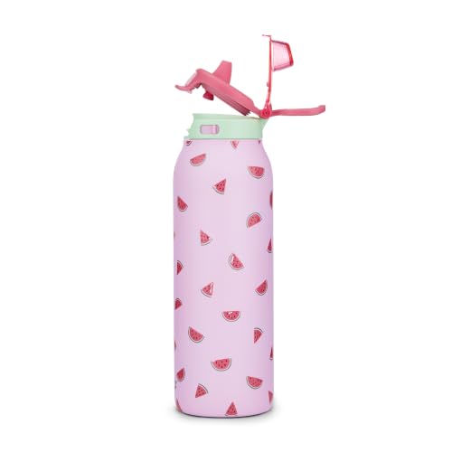 Image of Ello Pop & Fill Insulated Stainless Steel Water Bottle with Quick Fill Lid, Leakproof Locking, Sip or Chug Spout, BPA-Free, Double Wall Vacuum Insulated for Sports, Travel & School- 22oz / 32oz / 40oz