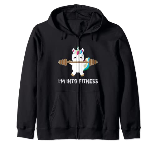 Licorne Je suis dans le fitness Bodybuilding Workout Sweat à Capuche