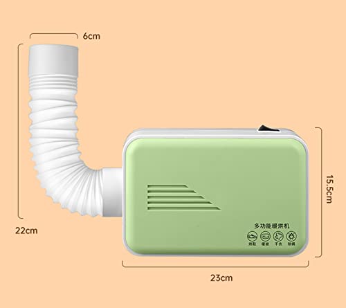 OSBELE Mini Draagbare Wasdroger Elektrische Wasdroger, Negatieve Ion Zuiverende Droger Sterilisatie Wasdroger Verwarming, Laag Geluid, Energiebesparing, Huishouden, Reizen, Kleding - Image 3
