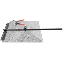 36 Inch Manual Tile Cutter, Aluminum Alloy T-Shaped Tile Cutter Hand Tool w/Dividing Pliers & Cutting Blades, Glass Ceramic Porcelain Blade Cutting Tool Machine