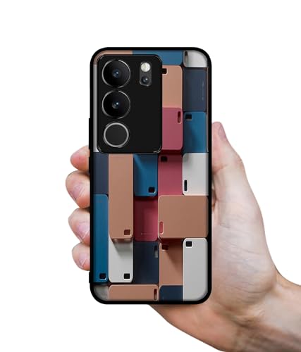 Image of Mobile Cover Design Premium 2D Printed Metal Back Case Cover for Vivo V29 5G / V29 Pro 5G