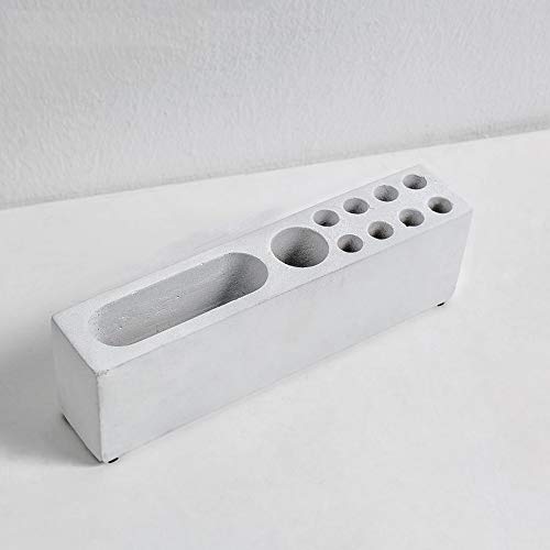 Cement Pen Holder Completo di 10 Scomparti