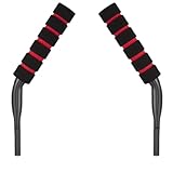 2Pcs Wheelchair Brake Extenders, Anti-Slip Soft Wheelchair Handle Extenders, Transport Chair Reclining Parts Chair Accessories for Elderly Disabled Handle Extension Wheel Chair Accessories (Black)
