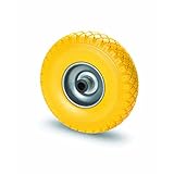 Valsecchi Aldo 46P Rad pannensicher für Werkstattwagen, gelb