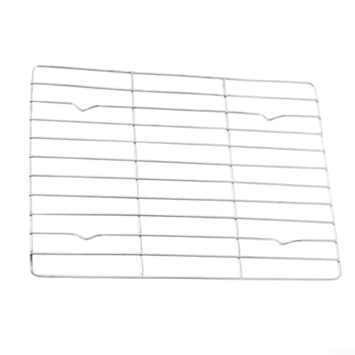 Grille de barbecue en acier inoxydable - 23 x 16 x 2 cm - Multifonction - Résistant à la rouille - Pour les amateurs de pâtisserie et de cuisine en plein air