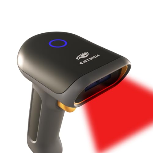 Leitor de codigo de barras C3Tech LB-140BK 1D/2D USB, Le QR code, tela digital, Danfe, Boleto, senso