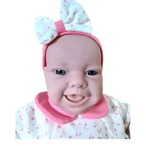 Boneca Bebê Real Expressões - Alegre Roma Jensen Boneca Branca