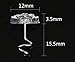 Upholstery Nails 20PCS Sofa Twist Tack Cushion Sheet Holder Fastener Non-Slip Fixed Tools Fasteners commonly Used in DIY Projects