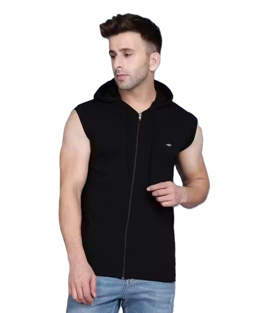 Men's Casual Vest Sleveless Zipper Polyester Tshirt-picture-22